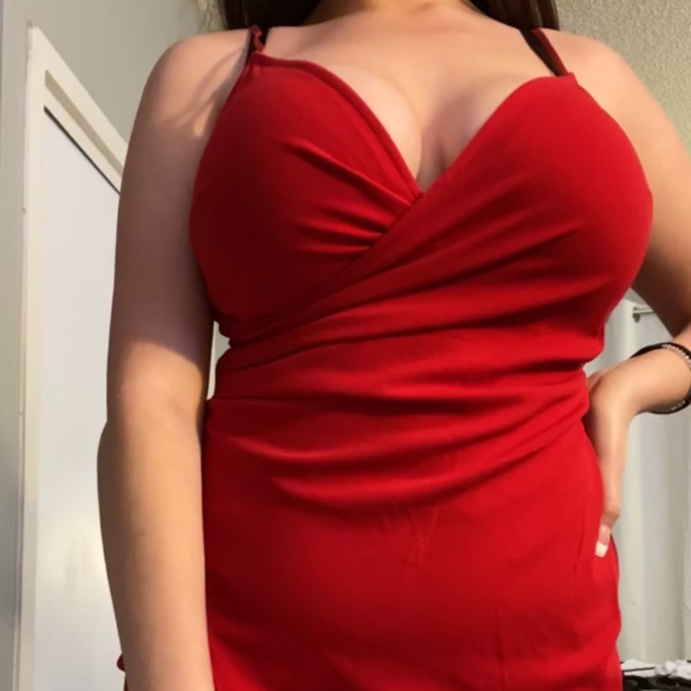 long red slit dress from Windsor